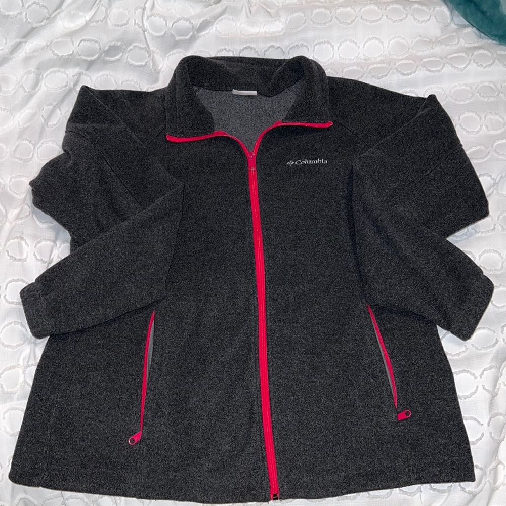 Gray Columbia Zip Jacket